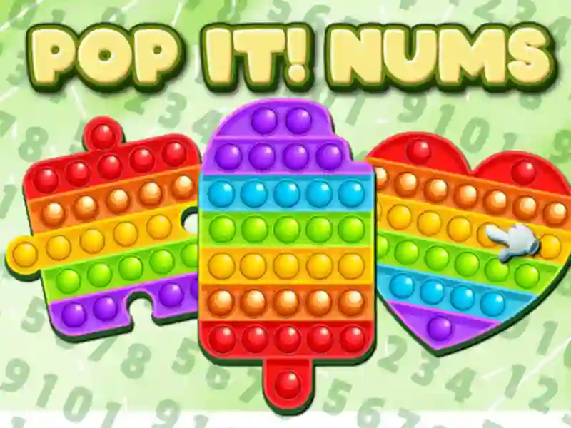 Lojë Pop It! Nums në internet