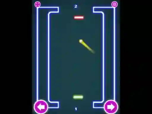 Lojë Pong Neon në internet