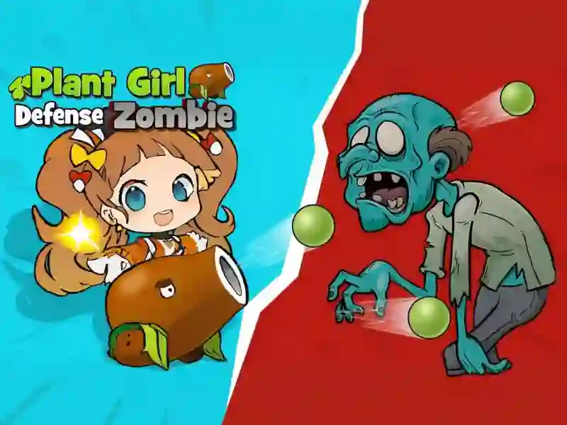 Lojë Plant Girl Defense Zombie në internet