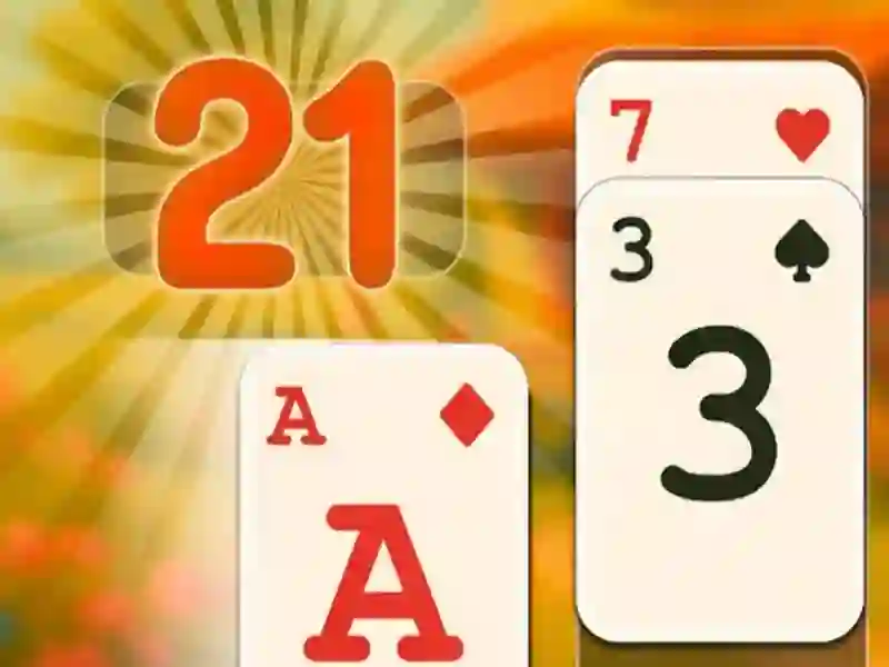 Lojë 21 Cards në internet