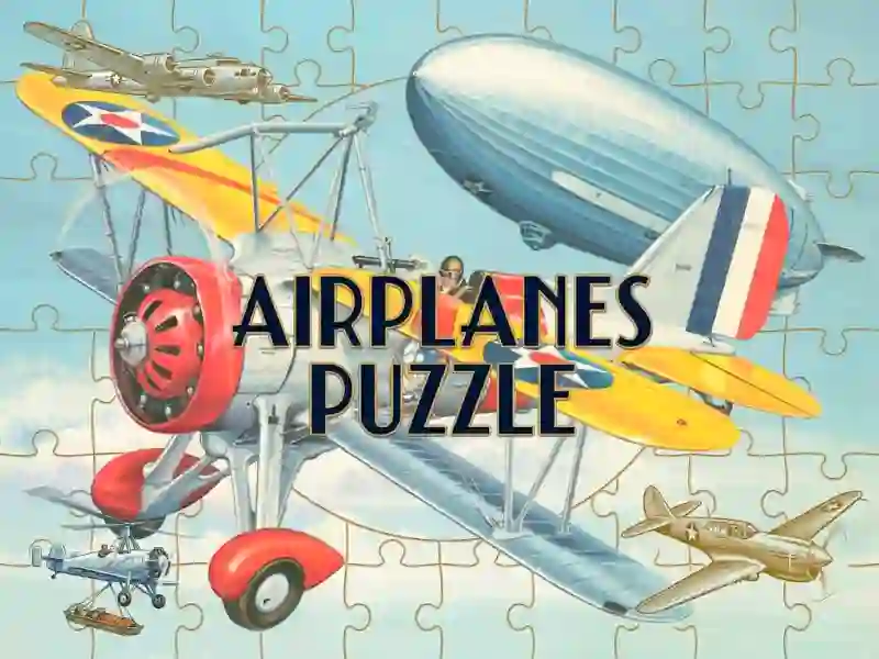 Lojë Airplanes Puzzle në internet