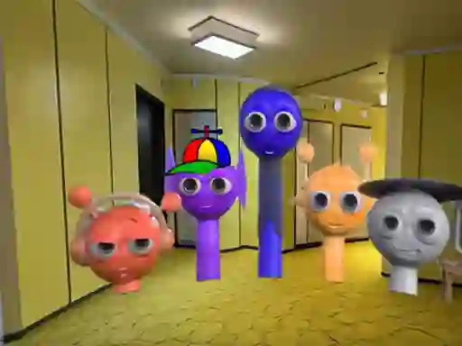 Lojë Sprunki Backroom Terrors Skibidi Toilet në internet