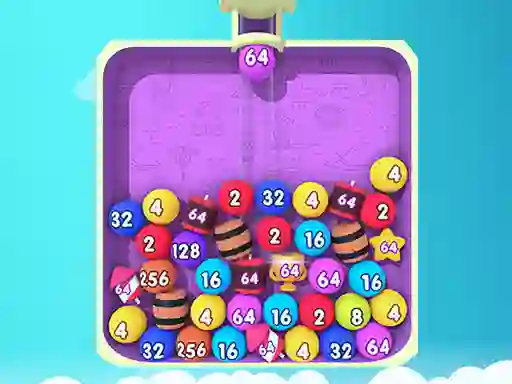 Lojë Bubble Merge 2048 në internet
