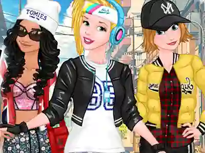 Lojë Princesses Sporty & Funky Day në internet