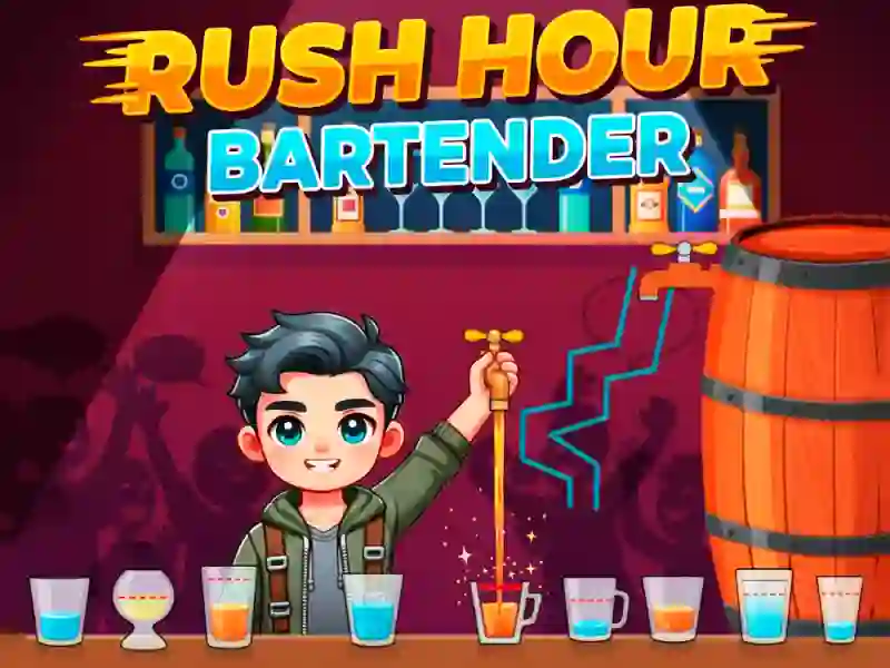 Lojë Rush Hour Bartender në internet
