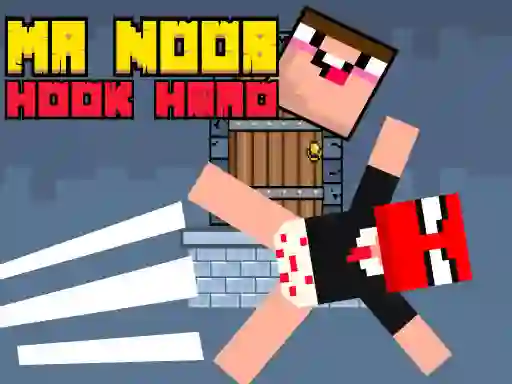 Lojë Mr Noob Hook Hero në internet