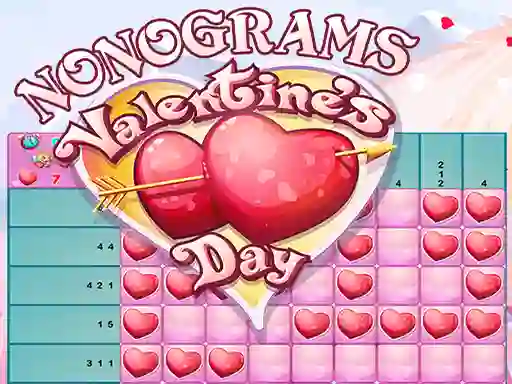 Lojë Nonograms Valentines Day në internet
