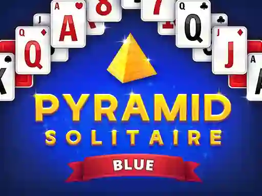 Lojë Pyramid Solitaire Blue në internet