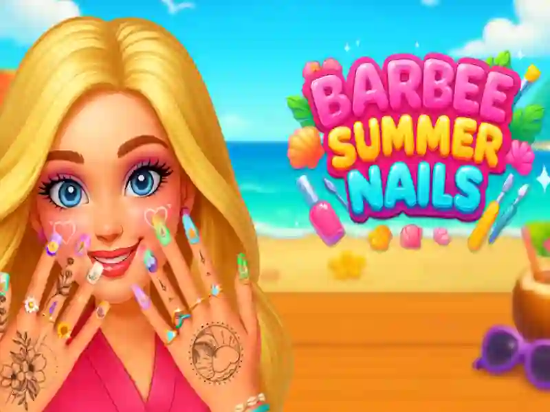 Lojë Barbee Summer Nails në internet