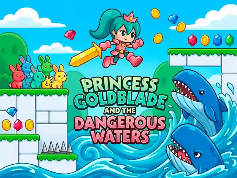 Lojë Princess Goldblade and the Dangerous Waters në internet
