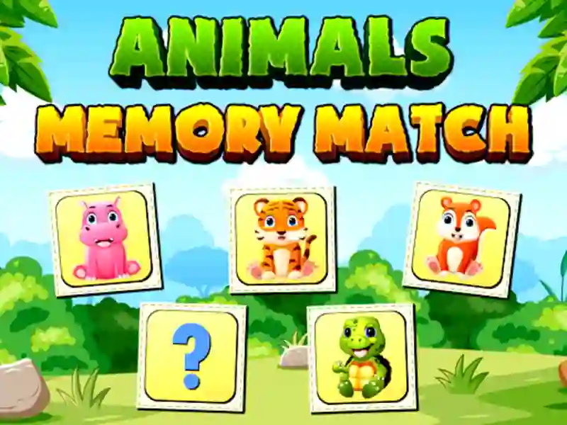 Lojë Animals Memory Match në internet