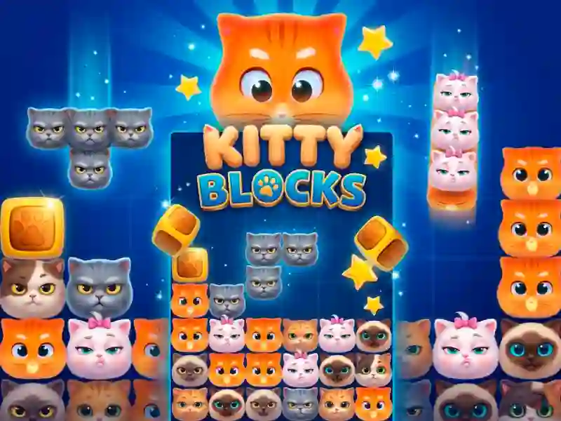 Lojë Kitty Blocks në internet