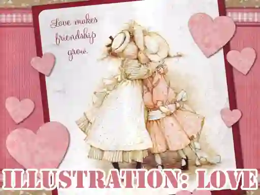 Lojë Illustration Love në internet