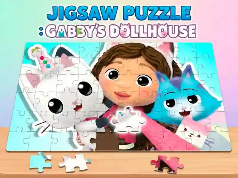Lojë Jigsaw Puzzle: Gabby's Dollhouse në internet
