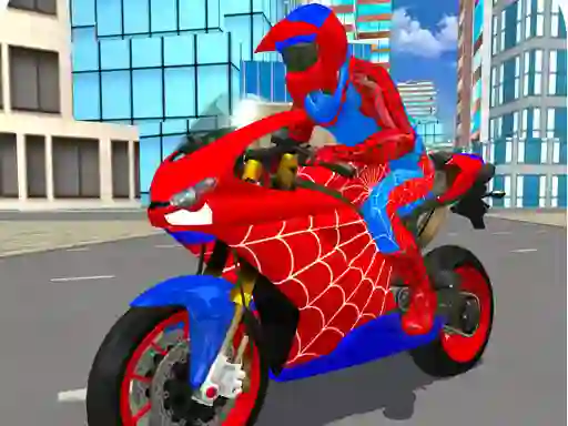 Lojë Hero Stunt Spider Bike Simulator 3d 2 në internet