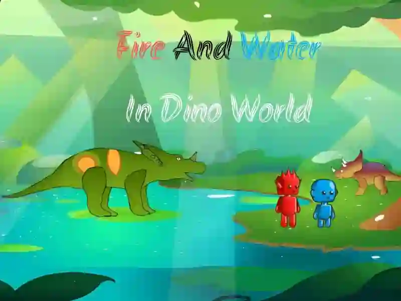 Lojë Fire And Water In Dino World në internet