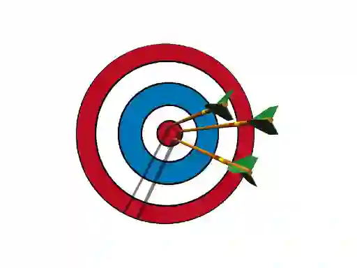 Lojë Bullseye Hit në internet