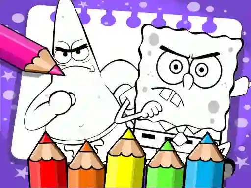 Lojë Sponge Bob Coloring Book në internet