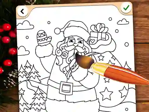 Lojë Christmas Coloring Game në internet