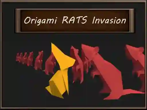 Lojë Origami Rats Invasion në internet