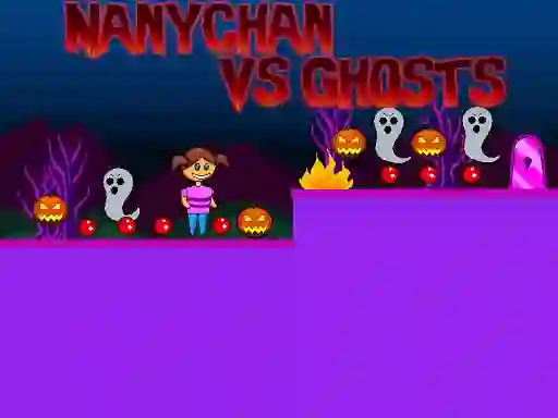 Lojë Nanychan vs Ghosts në internet
