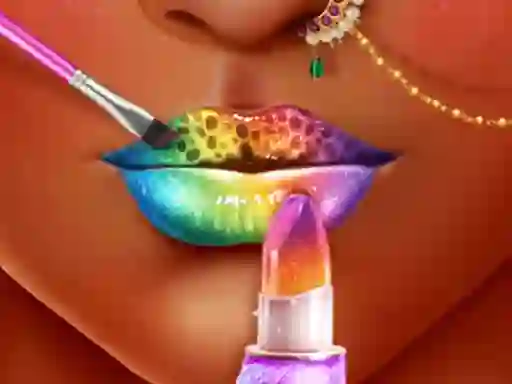 Lojë Princess Lip Art Salon në internet