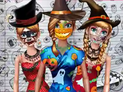 Lojë Halloween Doll Creator në internet