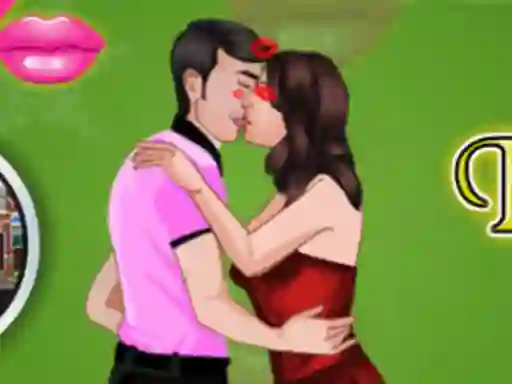Lojë Christmas Eve Kissing në internet