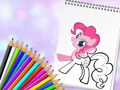 Lojë Cute Pony Coloring Book në internet