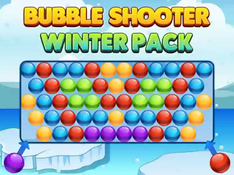 Lojë Bubble Shooter Winter Pack në internet