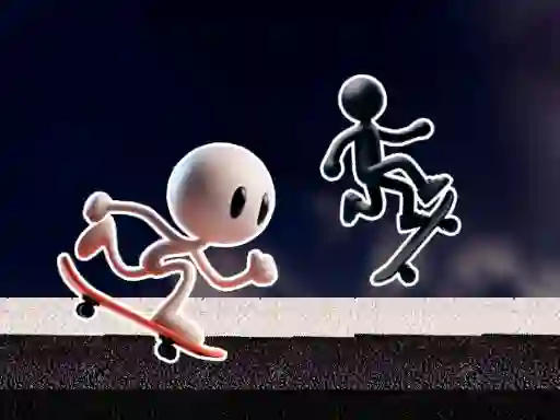 Lojë Black and White Stickman në internet