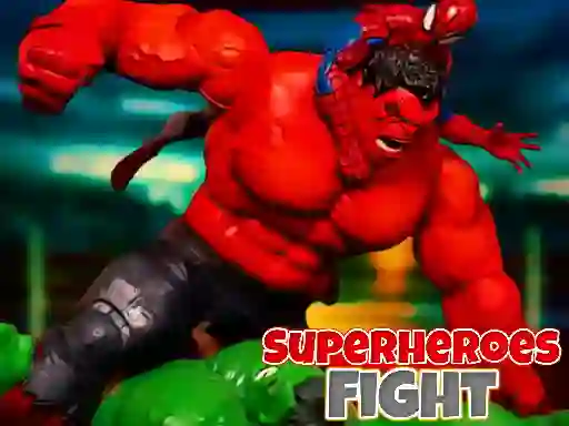 Lojë Superheroes Fight në internet