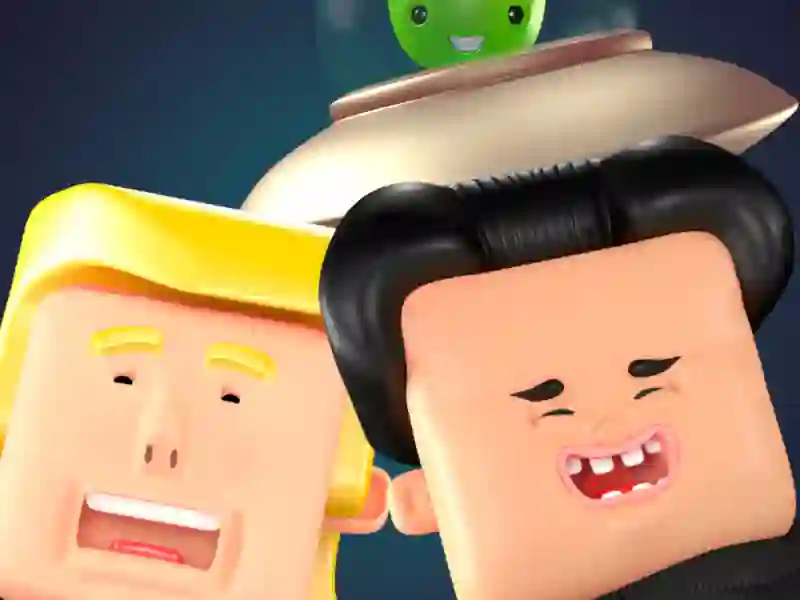 Lojë Stop Trump Vs Kim Jong-Un në internet