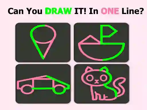 Lojë Brain Test: One Line Draw Puzzle në internet