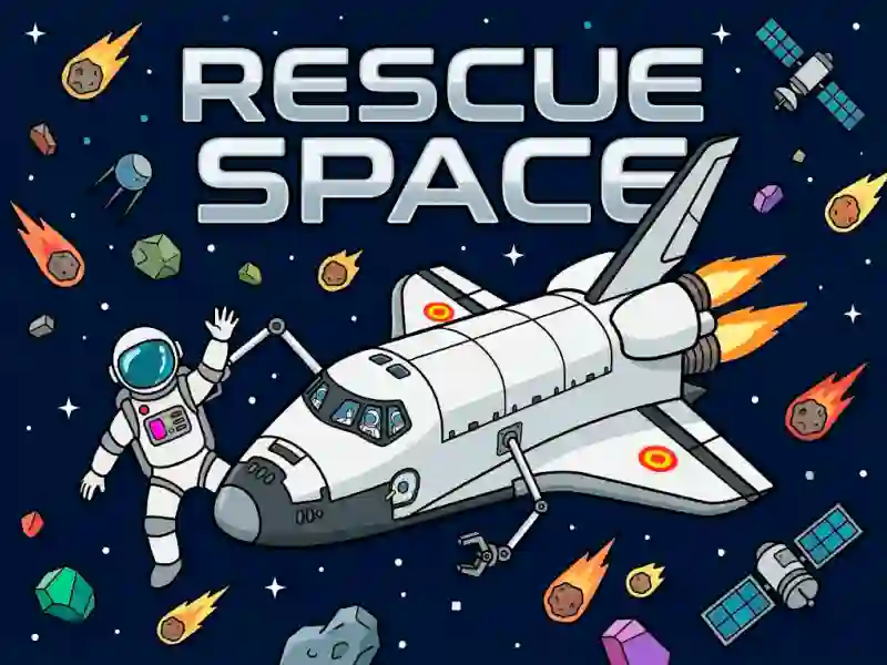 Lojë Rescue Space në internet