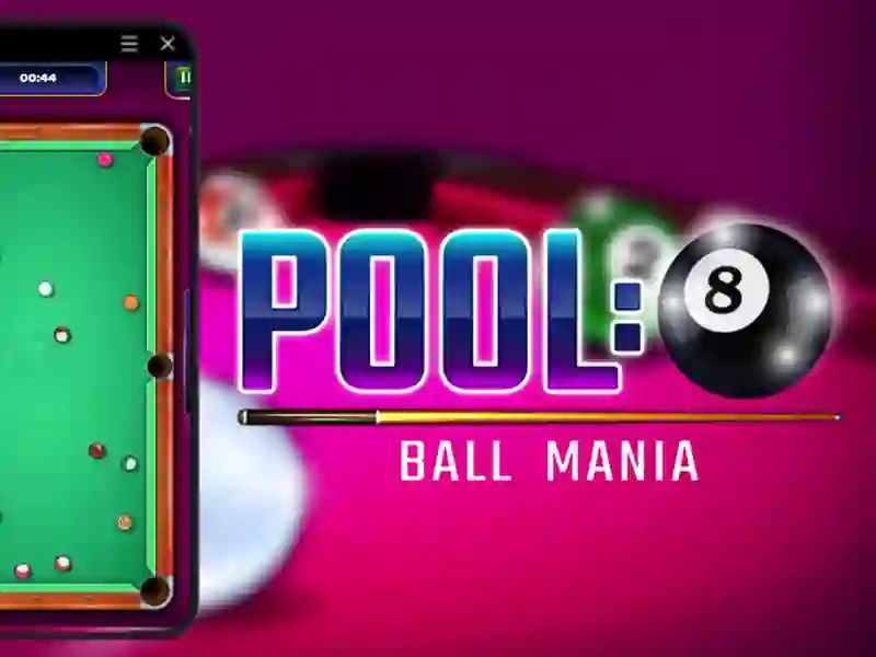 Lojë Pool 8 Ball Mania në internet