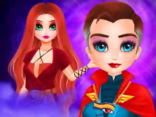 Lojë Lady Strange and Ruby Witch në internet