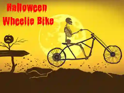 Lojë Halloween Wheelie Bike në internet