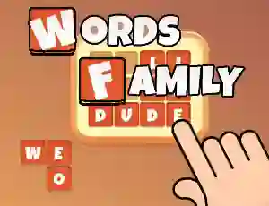 Lojë Words Family në internet