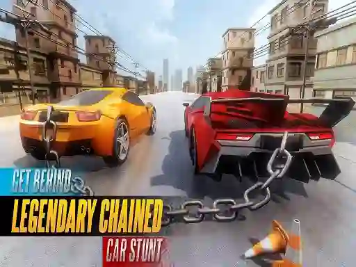 Lojë Chained Car Stunts Race Mega Ramp në internet