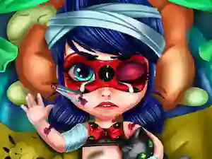Lojë Baby Ladybug Injured në internet
