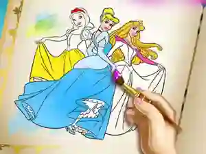 Lojë Princesses Coloring Book në internet