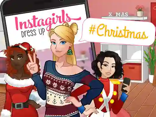 Lojë InstaGirls Christmas Dress Up në internet