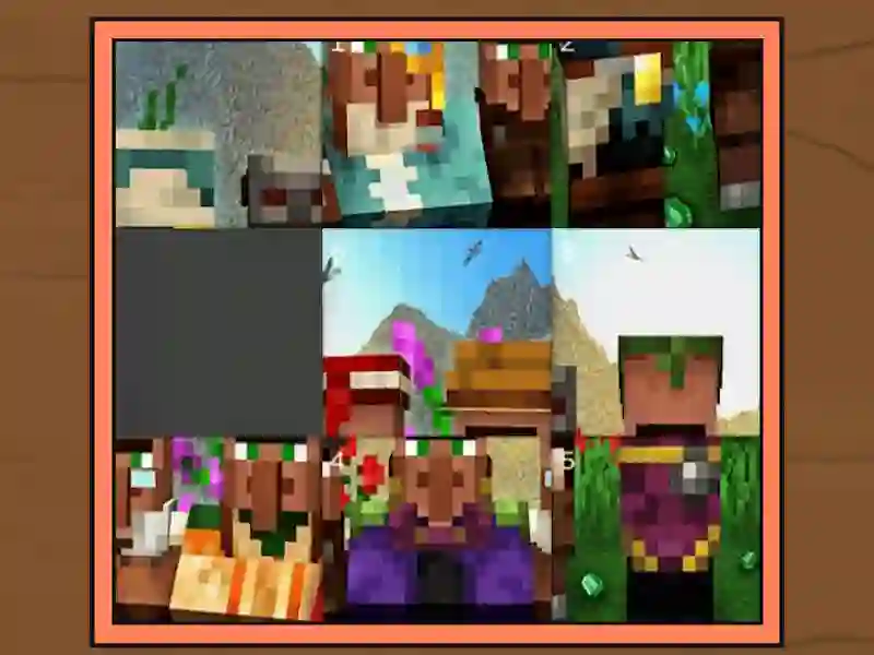 Lojë Puzzle Minecraft në internet