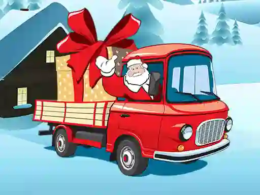 Lojë Christmas Vehicles Jigsaw në internet