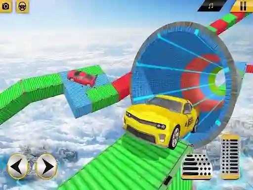 Lojë Impossible Car Driving 3d: Free Stunt në internet