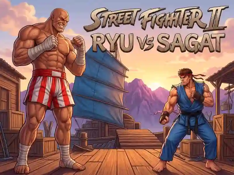 Lojë Street Fighter II Ryu vs Sagat në internet