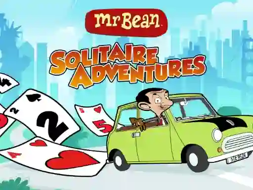 Lojë Mr Bean Solitaire Adventures në internet