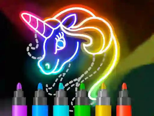 Lojë Learn to Draw Glow Cartoon në internet
