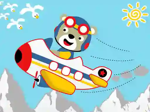 Lojë Friendly Airplanes For Kids Coloring në internet